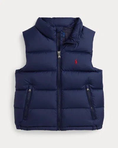 Polo Ralph Lauren Ralph Lauren Kids Mini Quilted Down Vest Outerwear Vest In Blue