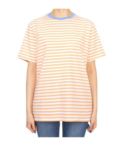 Polo Ralph Lauren Ralph Lauren Kids Pony Striped Jersey T-shirt In Yellow