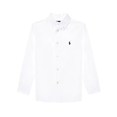 Polo Ralph Lauren Ralph Lauren Kids Slim Fit Kids Top For Spring/summer 2025 In White