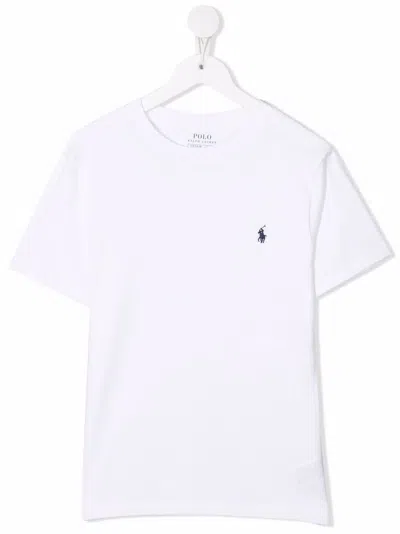 Polo Ralph Lauren Ralph Lauren Kids T-shirt Con Ricamo Polo Pony In White