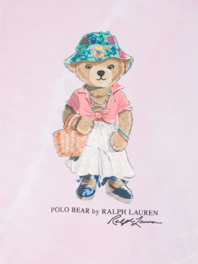Polo Ralph Lauren Ralph Lauren Kids T-shirt Polo Bear In Pink