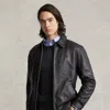 Polo Ralph Lauren Ralph Lauren Leather Jacket In Black