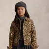Polo Ralph Lauren Leopard-print Jacket In Brown