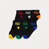 Polo Ralph Lauren Kids' Ralph Lauren Logo Ankle Sock 6-pack