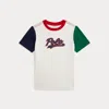 Polo Ralph Lauren Logo Cotton Jersey T-shirt In Multi