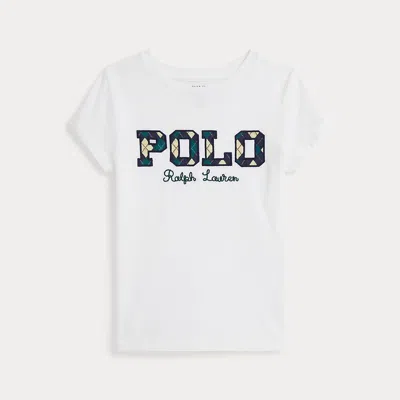 Polo Ralph Lauren Kids' Ralph Lauren Logo Cotton Jersey Tee In White