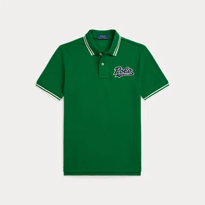 POLO RALPH LAUREN RALPH LAUREN LOGO COTTON MESH POLO SHIRT