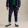 Polo Ralph Lauren Ralph Lauren Logo Crest Double-knit Jogger Pant In Blue
