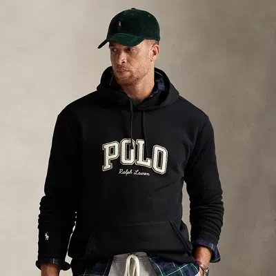 Polo Ralph Lauren Ralph Lauren Logo Fleece Hoodie In Black