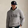 Polo Ralph Lauren Ralph Lauren Logo Fleece Hoodie In Gray