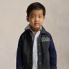 Polo Ralph Lauren Ralph Lauren Logo Fleece Jacket In Black