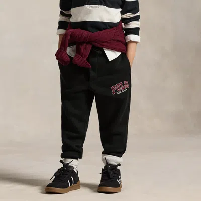 Polo Ralph Lauren Kids' Ralph Lauren Logo Fleece Jogger Pant In Black