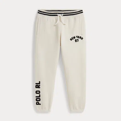 Polo Ralph Lauren Kids' Ralph Lauren Logo Fleece Jogger Pant In Brown