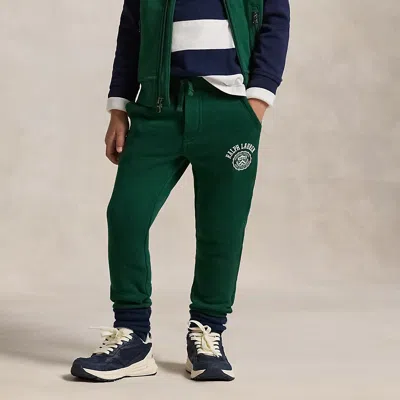Polo Ralph Lauren Kids' Ralph Lauren Logo Fleece Jogger Pant In Green