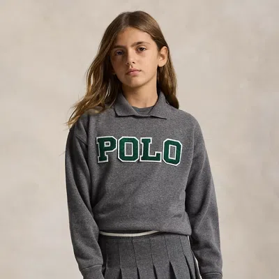 POLO RALPH LAUREN RALPH LAUREN LOGO FLEECE POLO SWEATSHIRT
