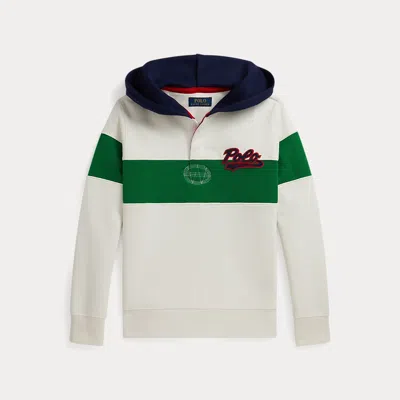 POLO RALPH LAUREN RALPH LAUREN LOGO FLEECE RUGBY HOODIE