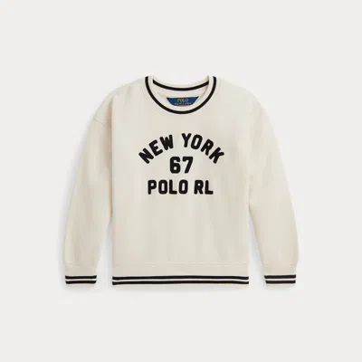Polo Ralph Lauren Kids' Ralph Lauren Logo Fleece Sweatshirt In Brown