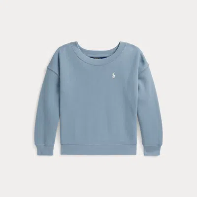 Polo Ralph Lauren Kids' Ralph Lauren Logo Terry Sweatshirt In Blue