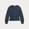 Polo Ralph Lauren Ruffled-collar Denim Blouse