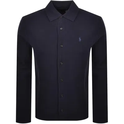 Polo Ralph Lauren Ralph Lauren Long Sleeved Knit Polo Navy