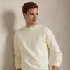 Polo Ralph Lauren Loopback Fleece Sweatshirt In Clubhouse Cream