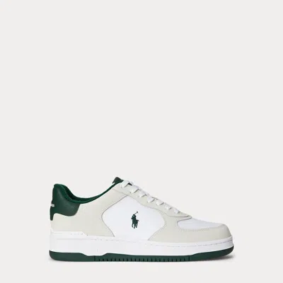 Polo Ralph Lauren Ralph Lauren Masters Court Nubuck-paneled Sneaker In Multi
