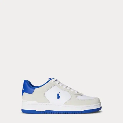 Polo Ralph Lauren Ralph Lauren Masters Court Nubuck-paneled Sneaker In Multi
