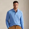 Polo Ralph Lauren Ralph Lauren Mesh Long-sleeve Polo Shirt In Blue