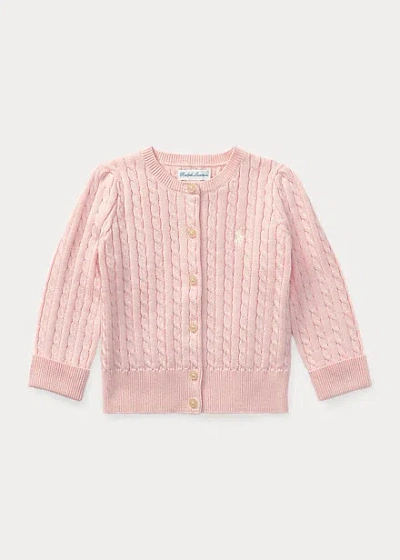 POLO RALPH LAUREN RALPH LAUREN MINI-CABLE COTTON CARDIGAN,0039131826
