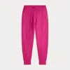Polo Ralph Lauren Ralph Lauren Mini-cable Cotton Jogger Pant In Pink