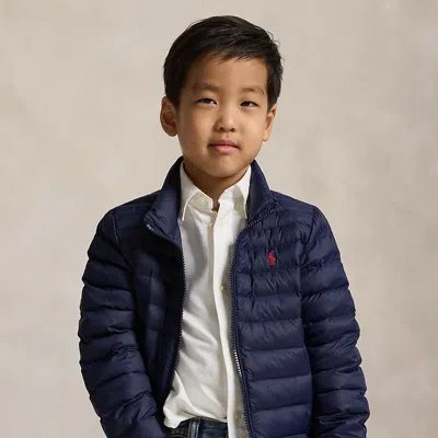Polo Ralph Lauren Kids' Ralph Lauren P-layer 2 Packable Quilted Jacket In Blue