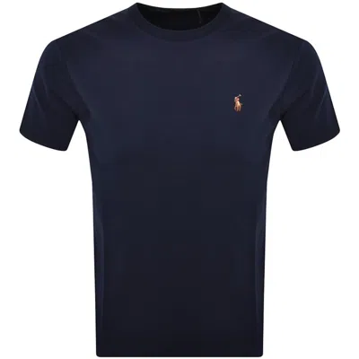 Polo Ralph Lauren Ralph Lauren Pima Crew Neck T Shirt Navy
