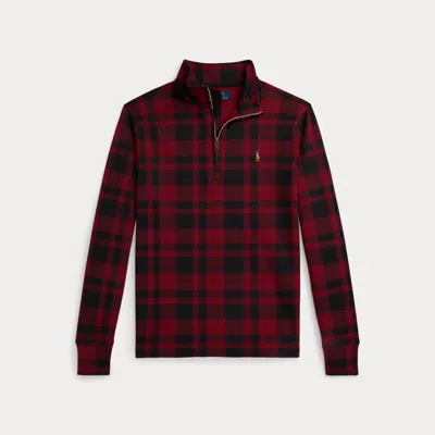 Polo Ralph Lauren Kids' Ralph Lauren Plaid Cotton Interlock Pullover In Red