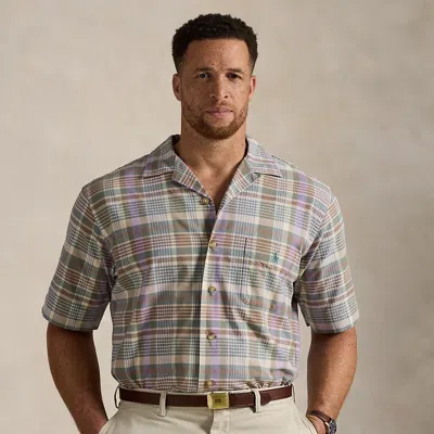 Polo Ralph Lauren Ralph Lauren Plaid Oxford Camp Shirt In Multi