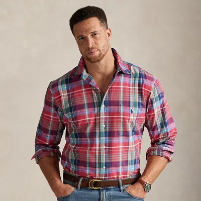 POLO RALPH LAUREN RALPH LAUREN PLAID OXFORD SHIRT