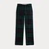 Polo Ralph Lauren Ralph Lauren Plaid Wool Tweed Suit Trouser In Green
