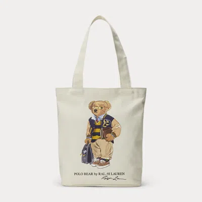 Polo Ralph Lauren Kids' Ralph Lauren Polo Bear Cotton Canvas Tote