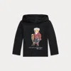 Polo Ralph Lauren Ralph Lauren Polo Bear Cotton Hooded Tee In Black