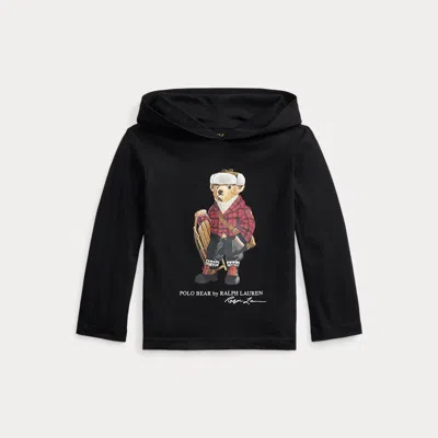 POLO RALPH LAUREN RALPH LAUREN POLO BEAR COTTON HOODED TEE