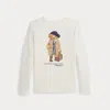 Polo Ralph Lauren Logo Long-sleeve T-shirt In White
