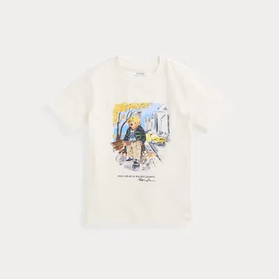 POLO RALPH LAUREN RALPH LAUREN POLO BEAR COTTON JERSEY TEE
