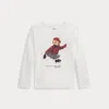 Polo Ralph Lauren Ralph Lauren Polo Bear Cotton Long-sleeve Tee In White