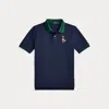 Polo Ralph Lauren Polo Bear Cotton Polo Shirt In Blue