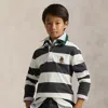 Polo Ralph Lauren Big Boys Polo Bear Rugby Shirt In Multi