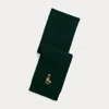 Polo Ralph Lauren Ralph Lauren Polo Bear Cotton Scarf In Black