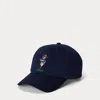 Polo Ralph Lauren Boys 8-20 Polo Bear Cotton Twill Ball Cap In Blue