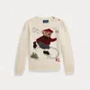 Polo Ralph Lauren Ralph Lauren Polo Bear Crewneck Sweater In Neutral