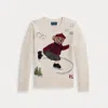Polo Ralph Lauren Ralph Lauren Polo Bear Crewneck Sweater In Neutral