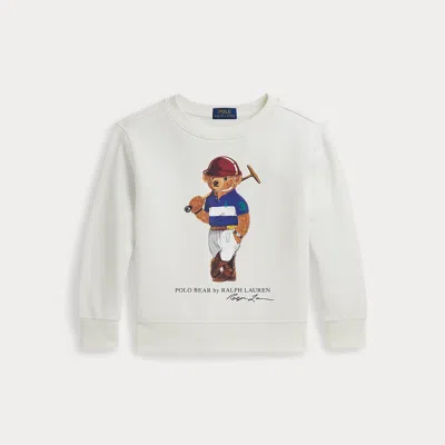 Polo Ralph Lauren Kids' Ralph Lauren Polo Bear Fleece Sweatshirt In White