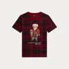 Polo Ralph Lauren Checked T-shirt In Red
